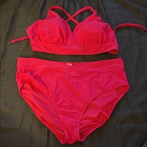 Time and Tru Women's Pink Bikini Set